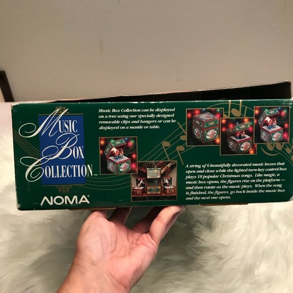 Vintage Noma Music box Christmas Collection plays 18 songs animated. - Picture 16 of 16